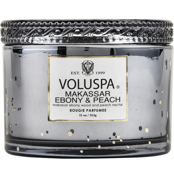 Ebony & Peach - Corta Glass Candle Lid Boxed
