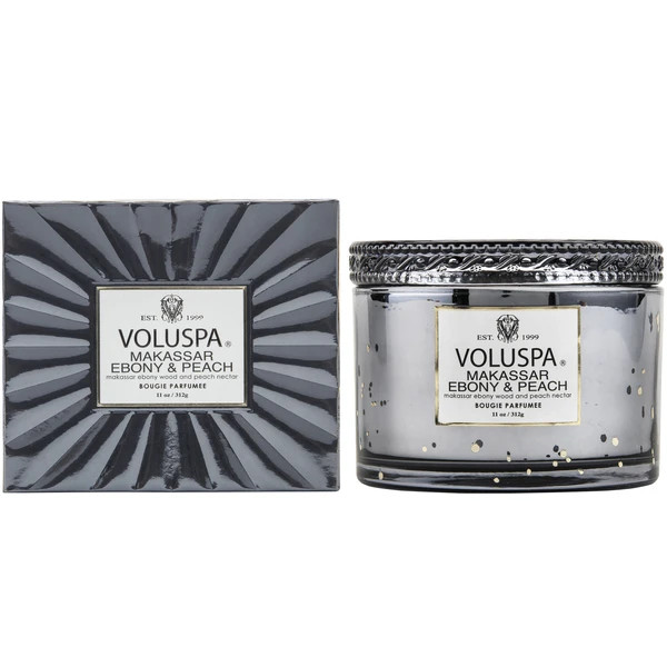 Ebony & Peach - Corta Glass Candle Lid Boxed – Image 2