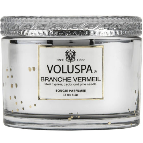 Branche Vermeil - Corta Glass Candle Lid Boxed