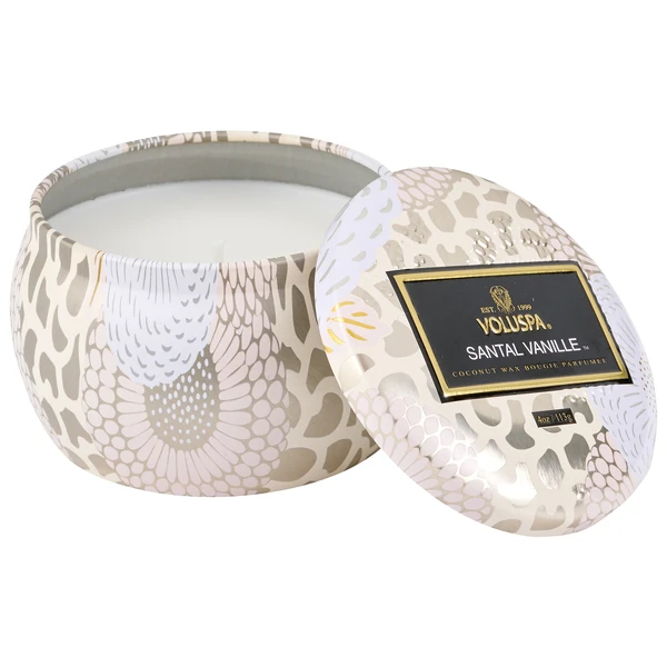 Santal Vanille - Mini Decorative Tin Candle