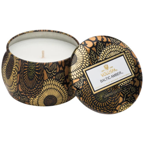 Baltic Amber - Mini Decorative Tin Candle