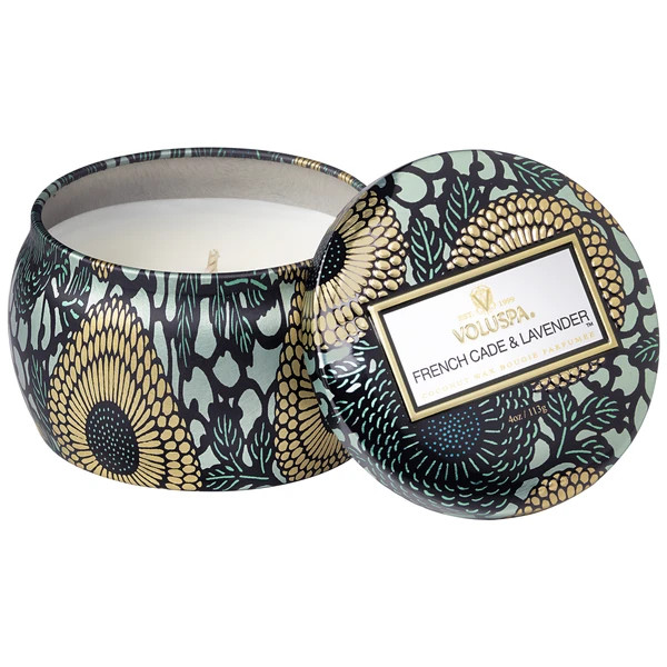 French Cade & Lavender - Mini Decorative Tin Candle
