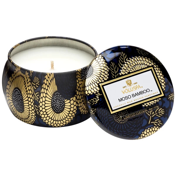 Moso Bamboo - Mini Decorative Tin Candle