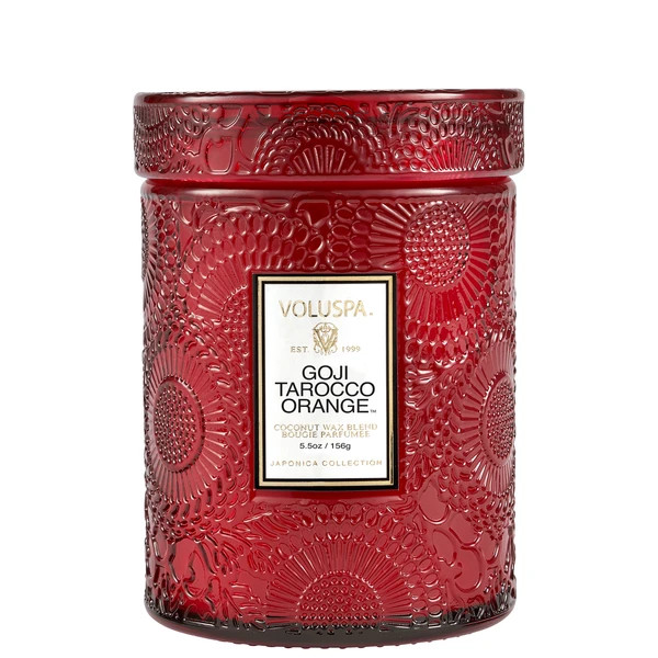 Goji  & Tarocco Orange - Mini Large Glass Jar Candle