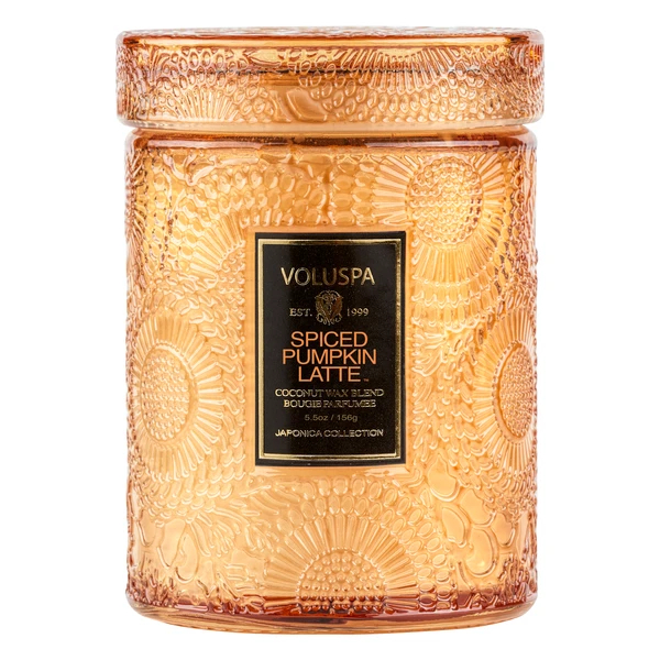 Spiced Pumpkin Latte - Small Glass Jar Cdl Glass Lid