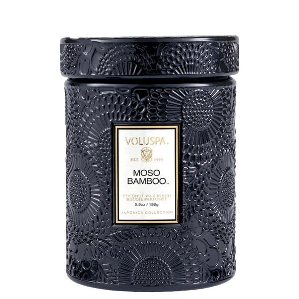 Moso Bamboo - Mini Large Glass Jar Candle