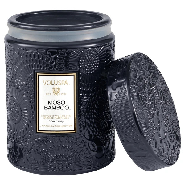 Moso Bamboo - Mini Large Glass Jar Candle – Image 2
