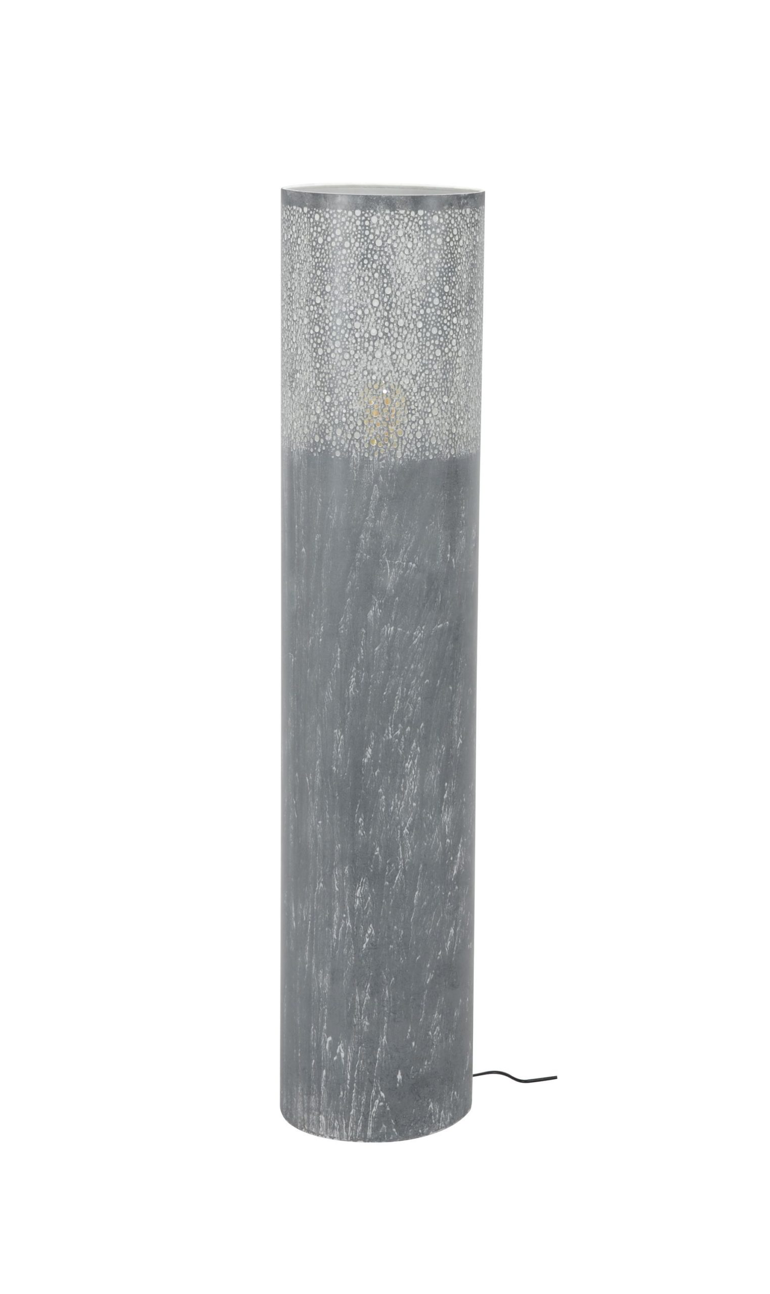 Lampadaire Ø25 Cylindre H=120 Cm / Gris