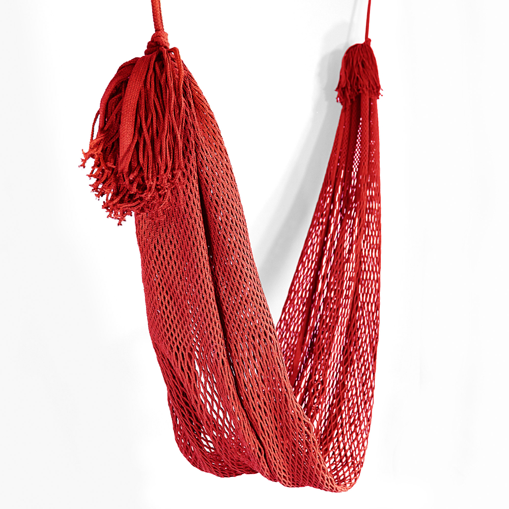 Hamac polyester recyclé - Rouge anémone