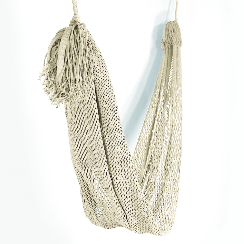 Hamac polyester recyclé - Ecru naturel